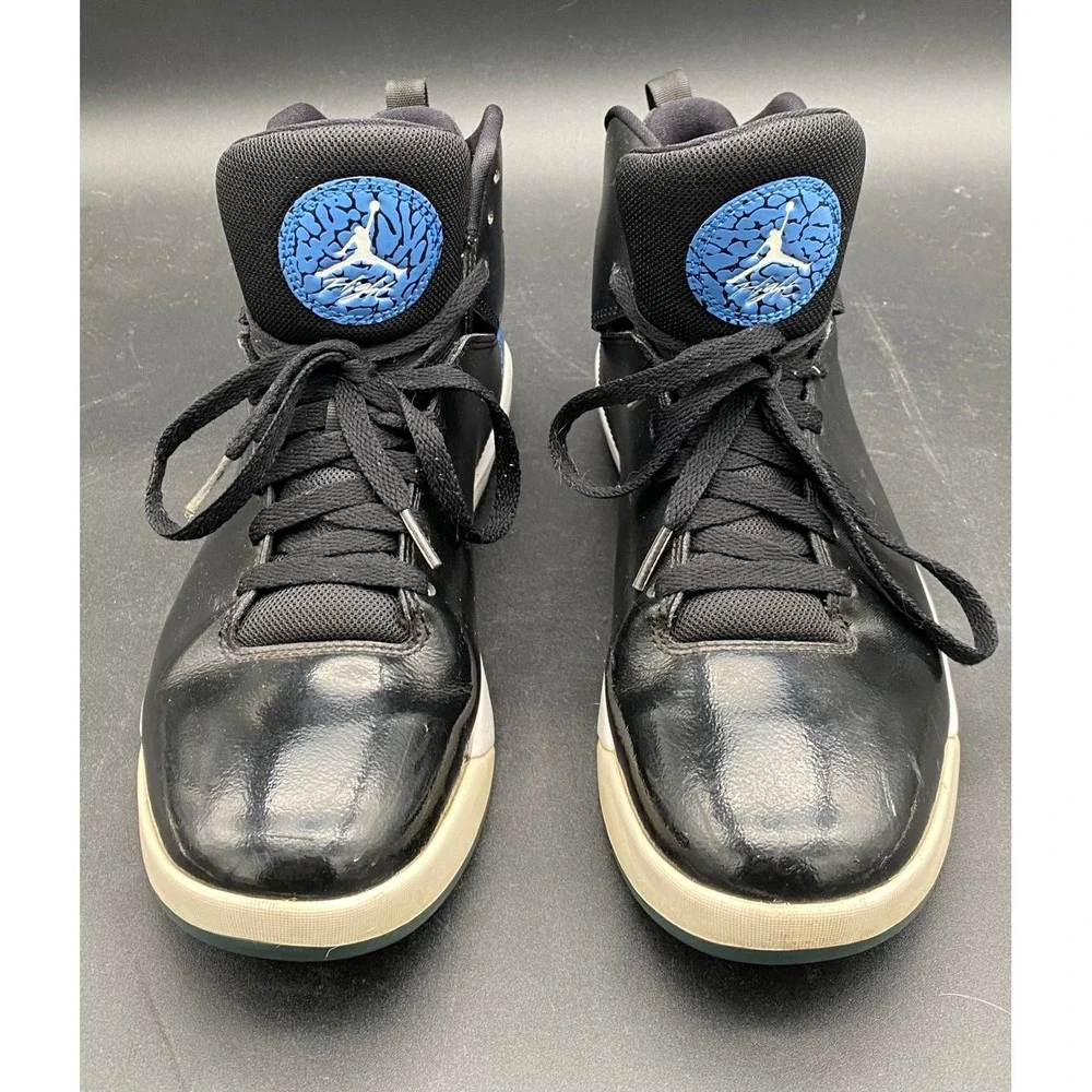 Jordan Flight Origin 2 Mens Black Sport Blue Basketball Shoes 705077-008 Size 11